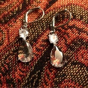 Simple Crystal Dangle Earrings